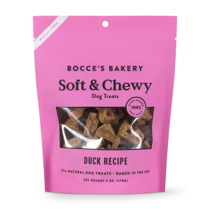 Bocce's Bakery Soft & Chewy Duck Recipe Dog Treats
