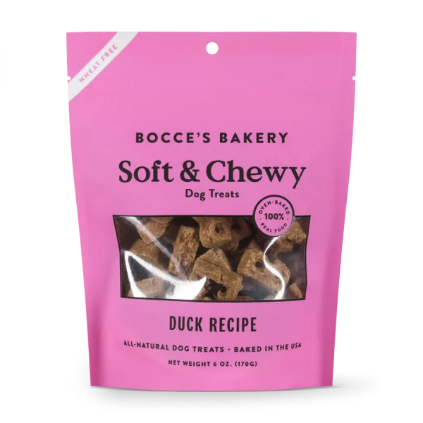Bocce's Bakery Soft & Chewy Duck Recipe Dog Treats
